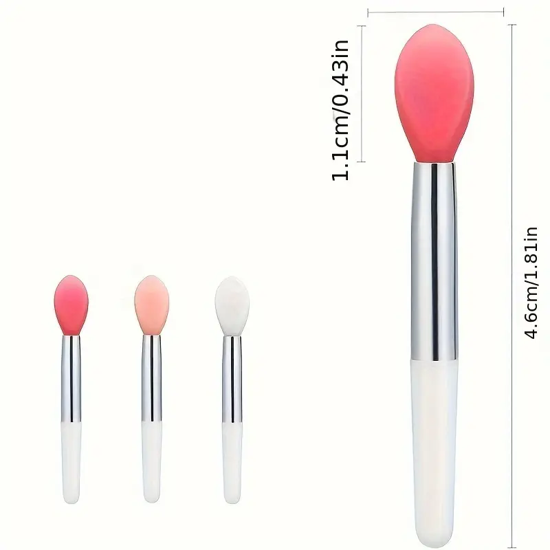 3-Piece Silicone Lip Brush Min – Wax Applicator Pad recenzja i cena