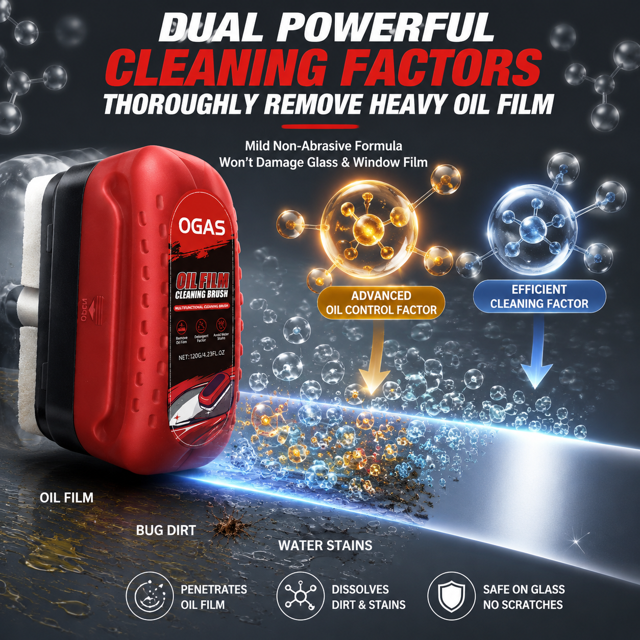 Car Glass Oil Film Cleaning Br – Leather Cleaner Interior recenzja i cena
