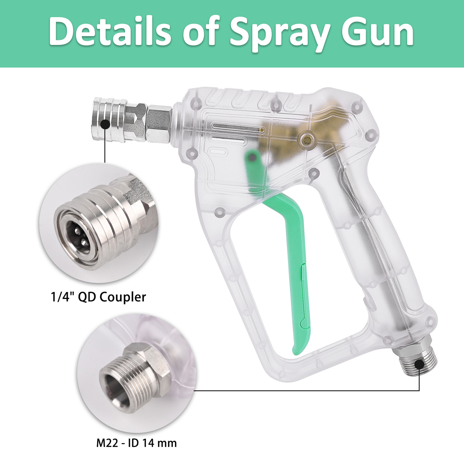 High Pressure Washer Gun with  – Pressure Washer Foam Gun recenzja i cena