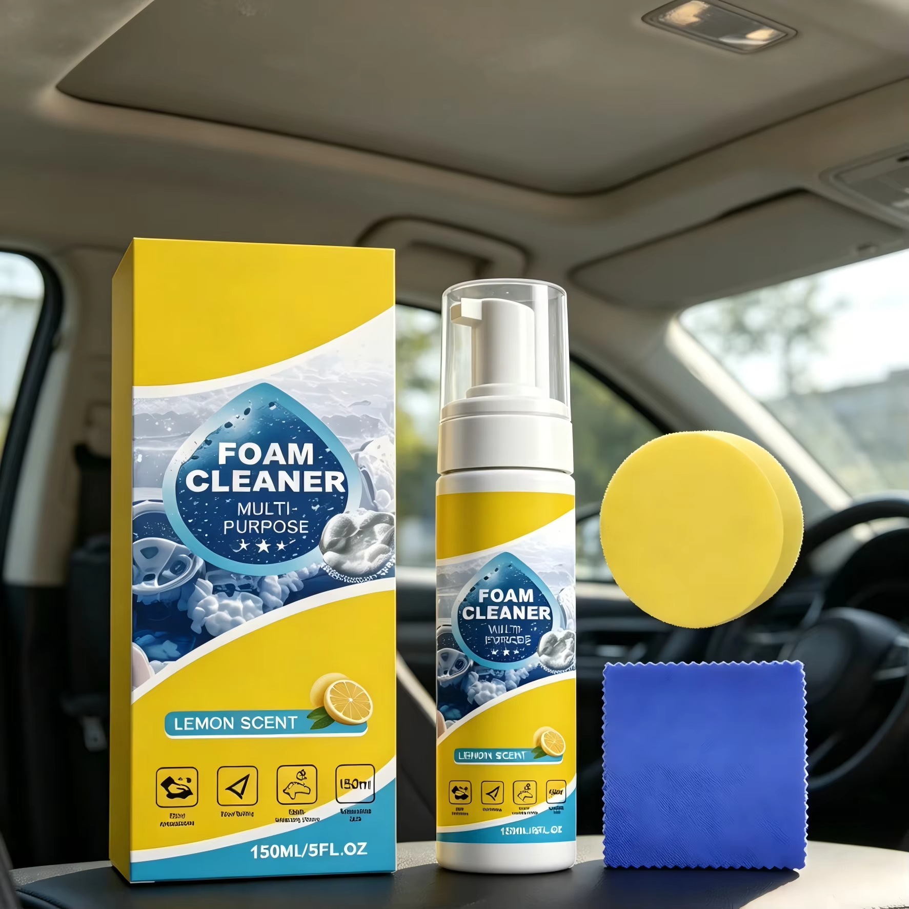 Multi-Purpose Foam Car Interio – Leather Cleaner Interior recenzja i cena