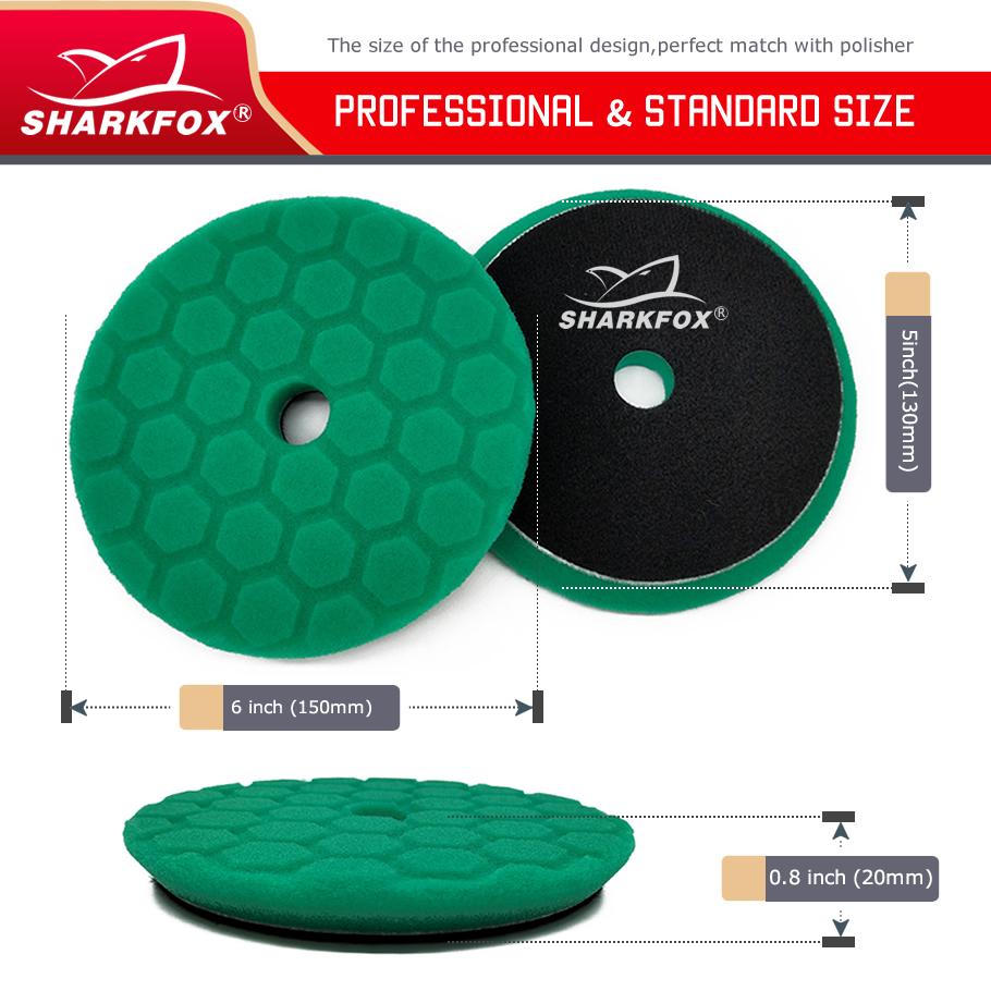 Sharkfox 5 pieces/set 5 Inch(1 – Polish Pad Set Buffer recenzja i cena