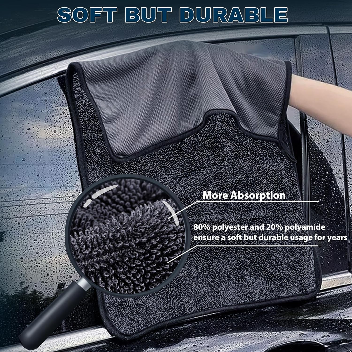 4PCS Microfiber Car Drying Tow – Microfiber Towel Detailing recenzja i cena