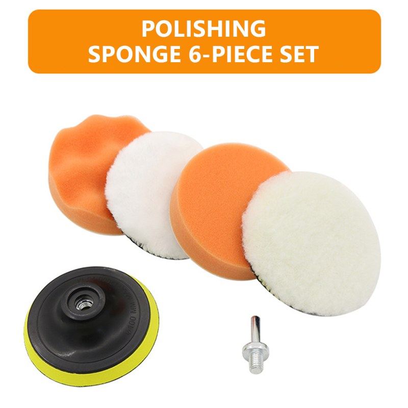 6pcs/set Car Polishing Sponge  – Polish Pad Set Buffer recenzja i cena