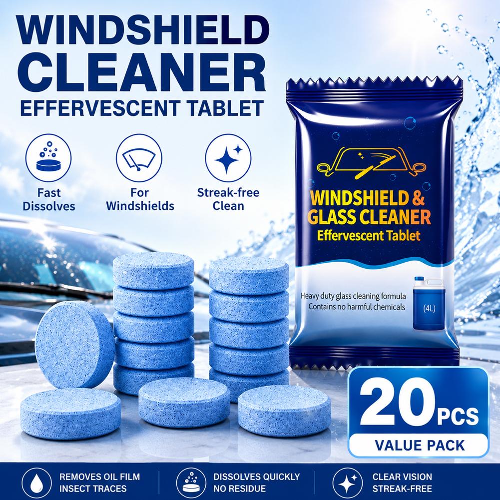 Car Windshield Washer Efferves – Glass Cleaner Streak recenzja i cena
