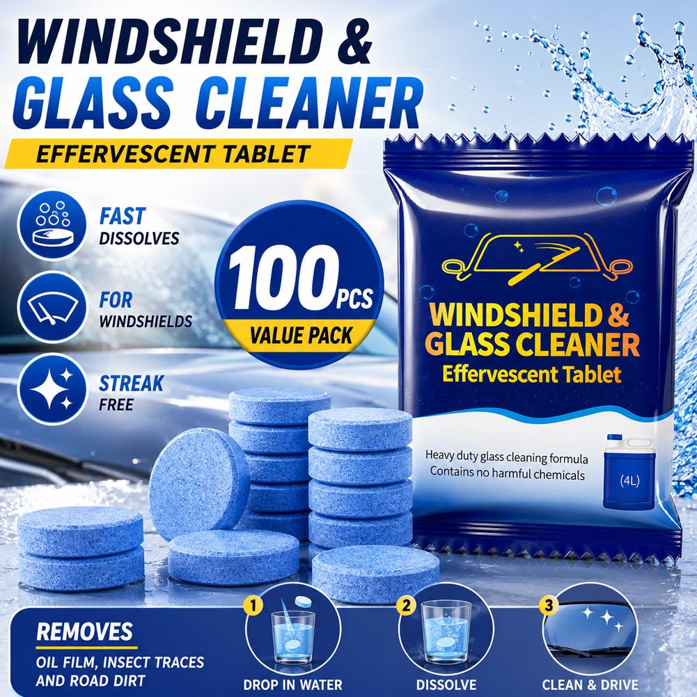 Car Windshield Washer Efferves – Glass Cleaner Streak recenzja i cena