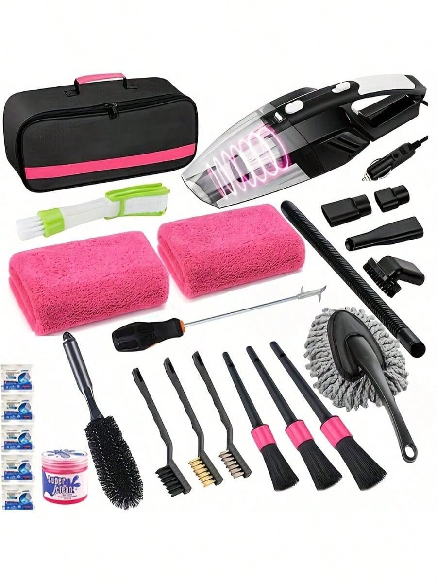 25pcs Car Cleaning Wash Kit In – Interior Detailing Kit recenzja i cena