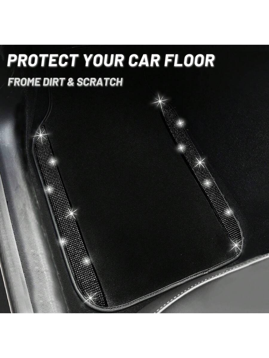 Bling Car Floor Mats Set With  – Dirt Brush Interior recenzja i cena