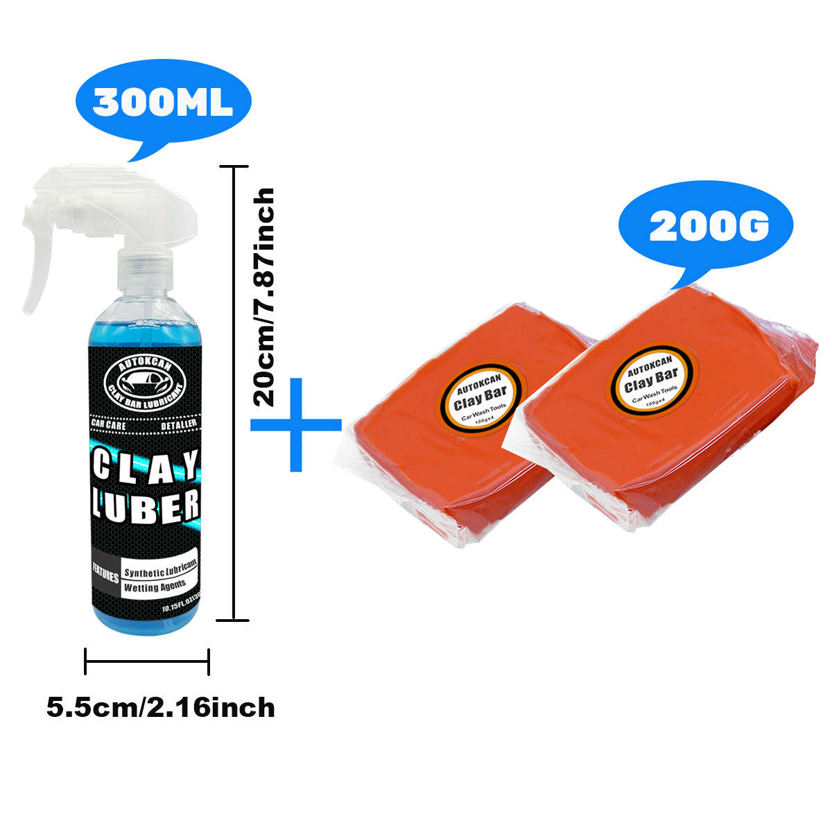 200G Car Clay Bar And 300ml Ma – Clay Bar Lubricant recenzja i cena