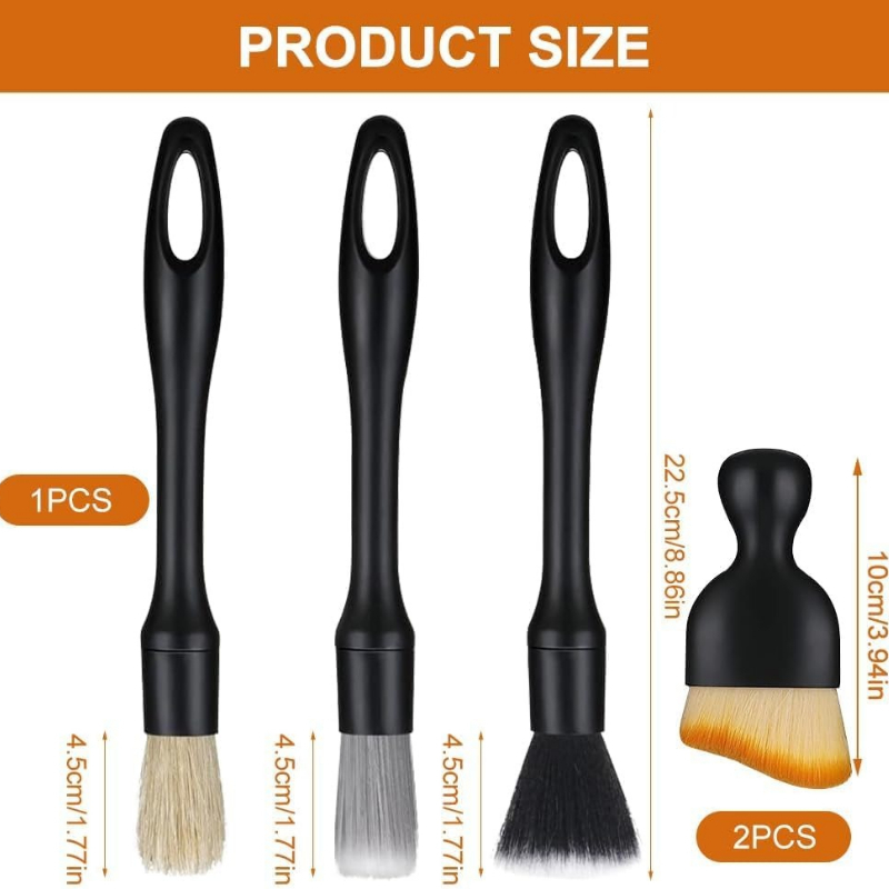 5pcs Automotive Detail Brush K – Interior Detailing Kit recenzja i cena