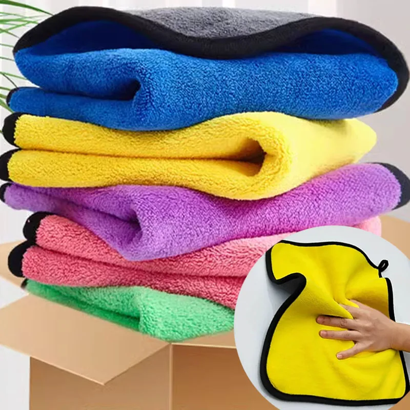1/5pcs Thicken Car Microfiber  – Microfiber Towel Detailing recenzja i cena