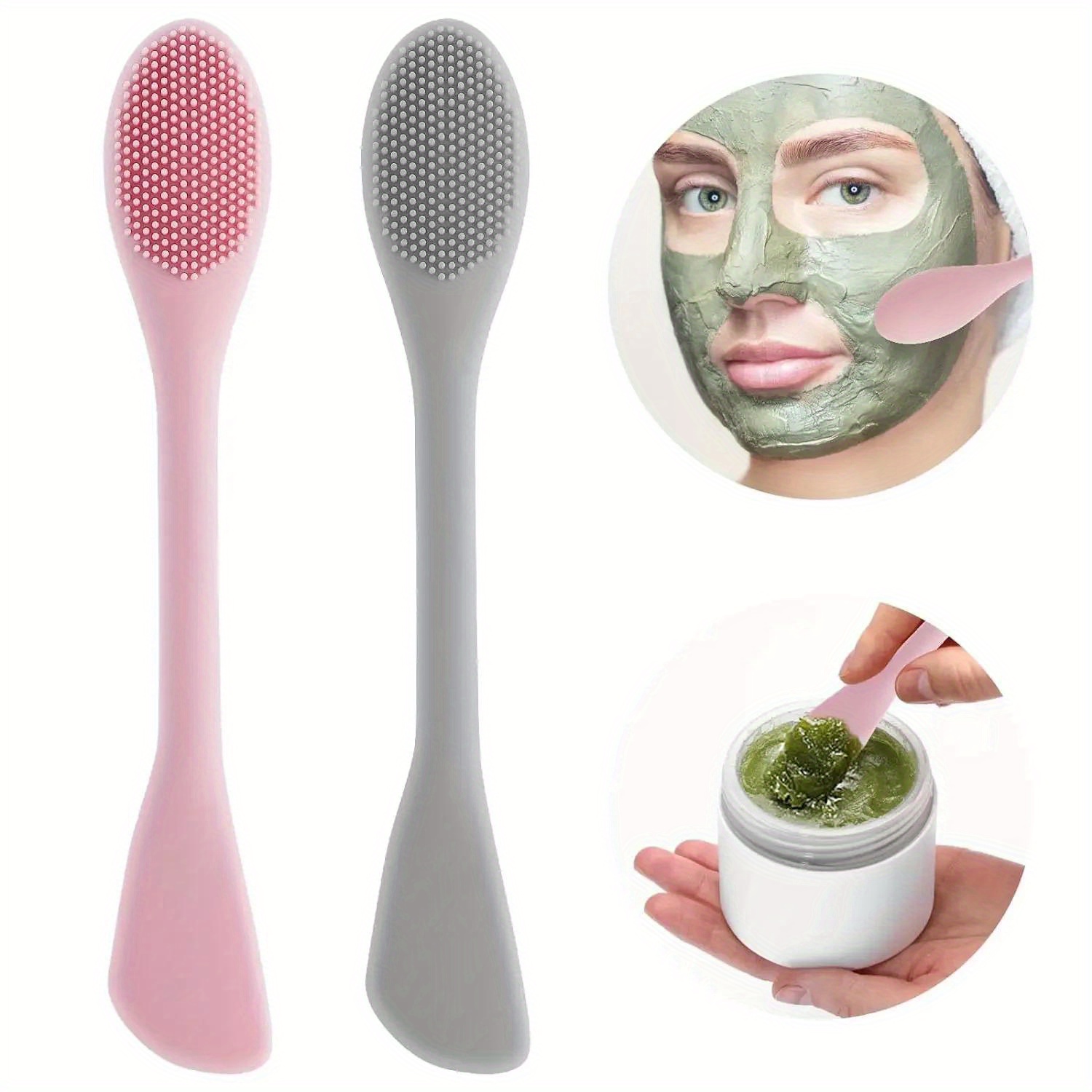 Double Head Facial Mask Brush  – Wax Applicator Pad recenzja i cena
