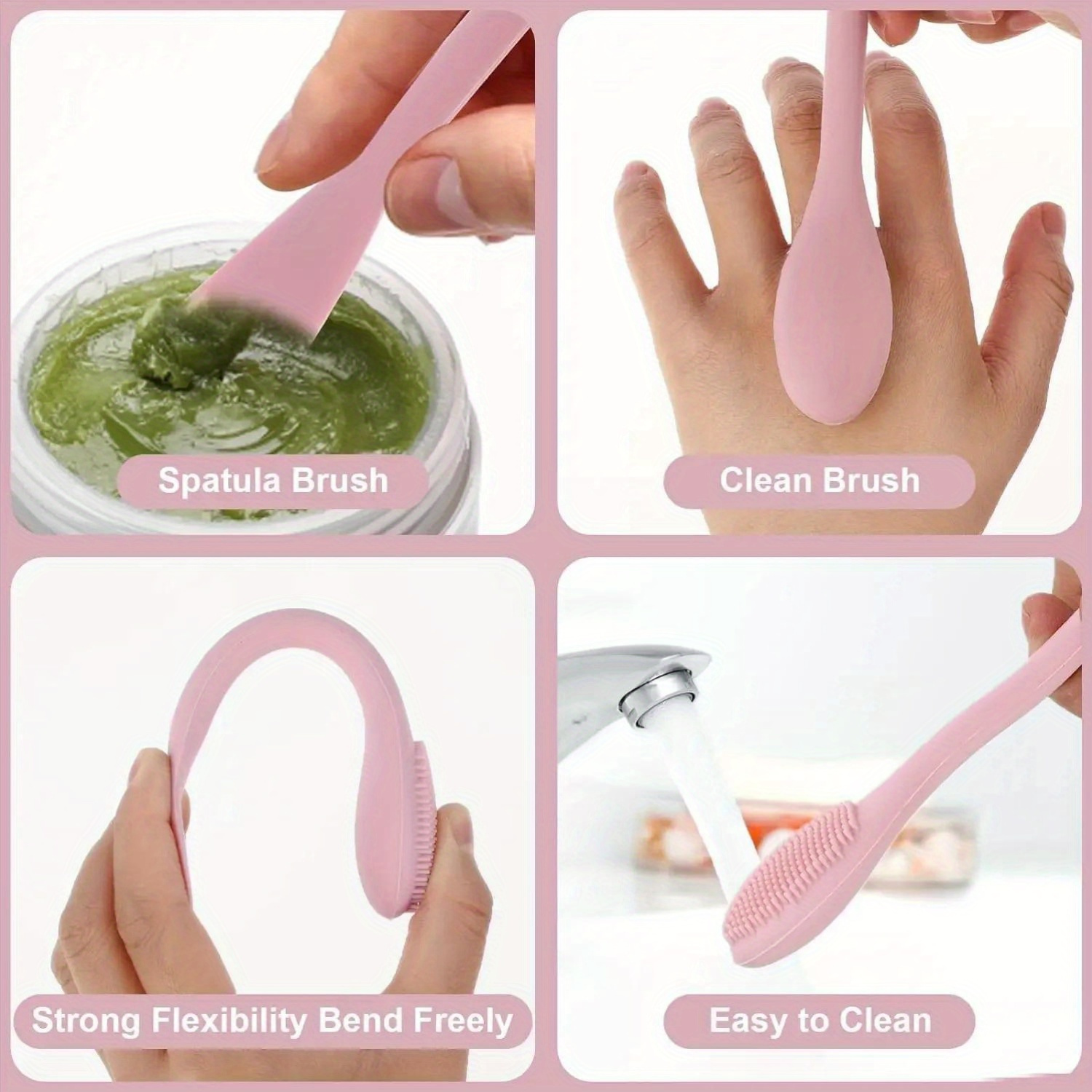 Double Head Facial Mask Brush  – Wax Applicator Pad recenzja i cena