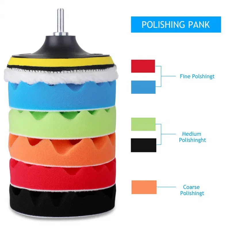 8Pcs Car Polishing Pads Kit 3/ – Polish Pad Set Buffer recenzja i cena