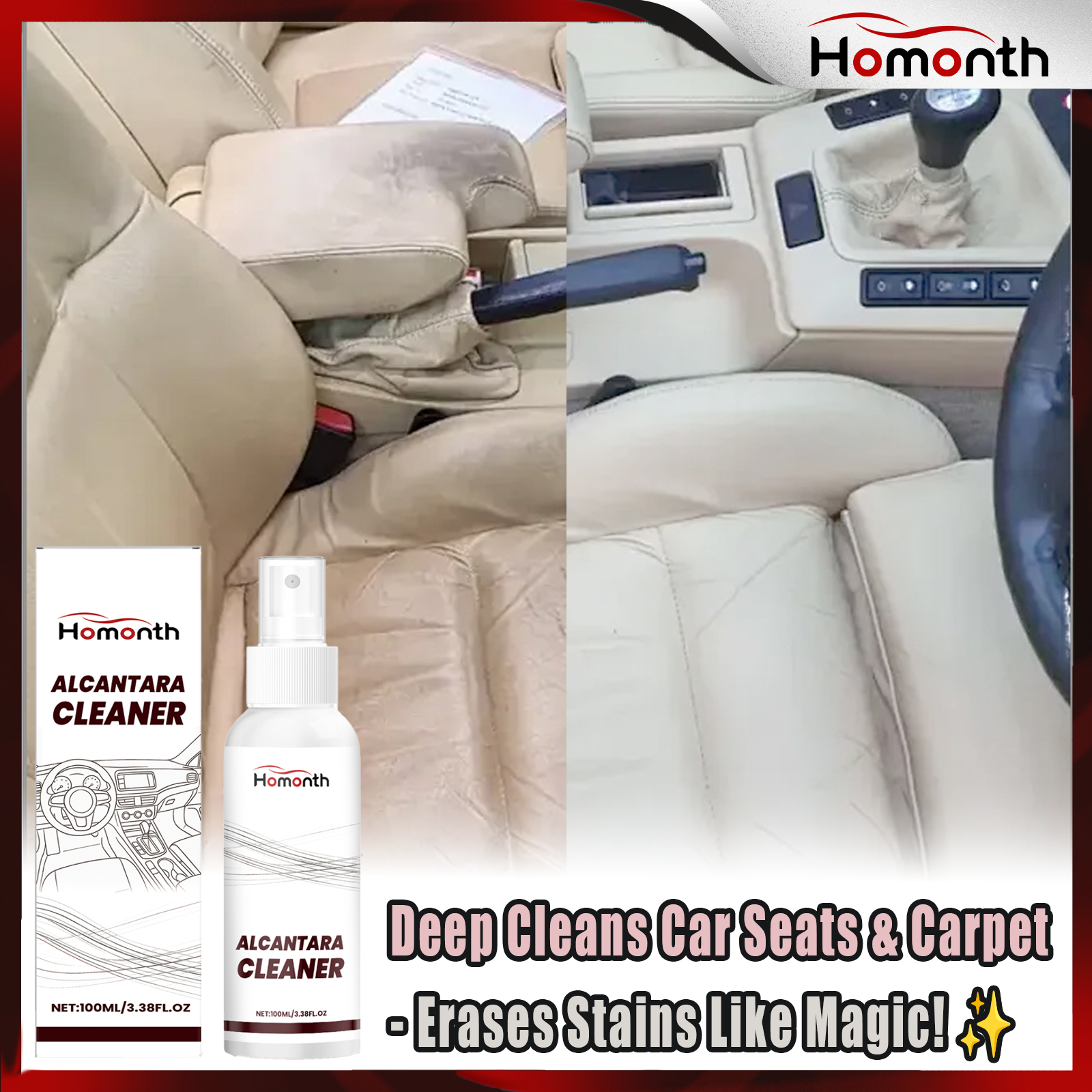Car Interior Cleaning Spray Ca – Seat Cleaner Fabric recenzja i cena