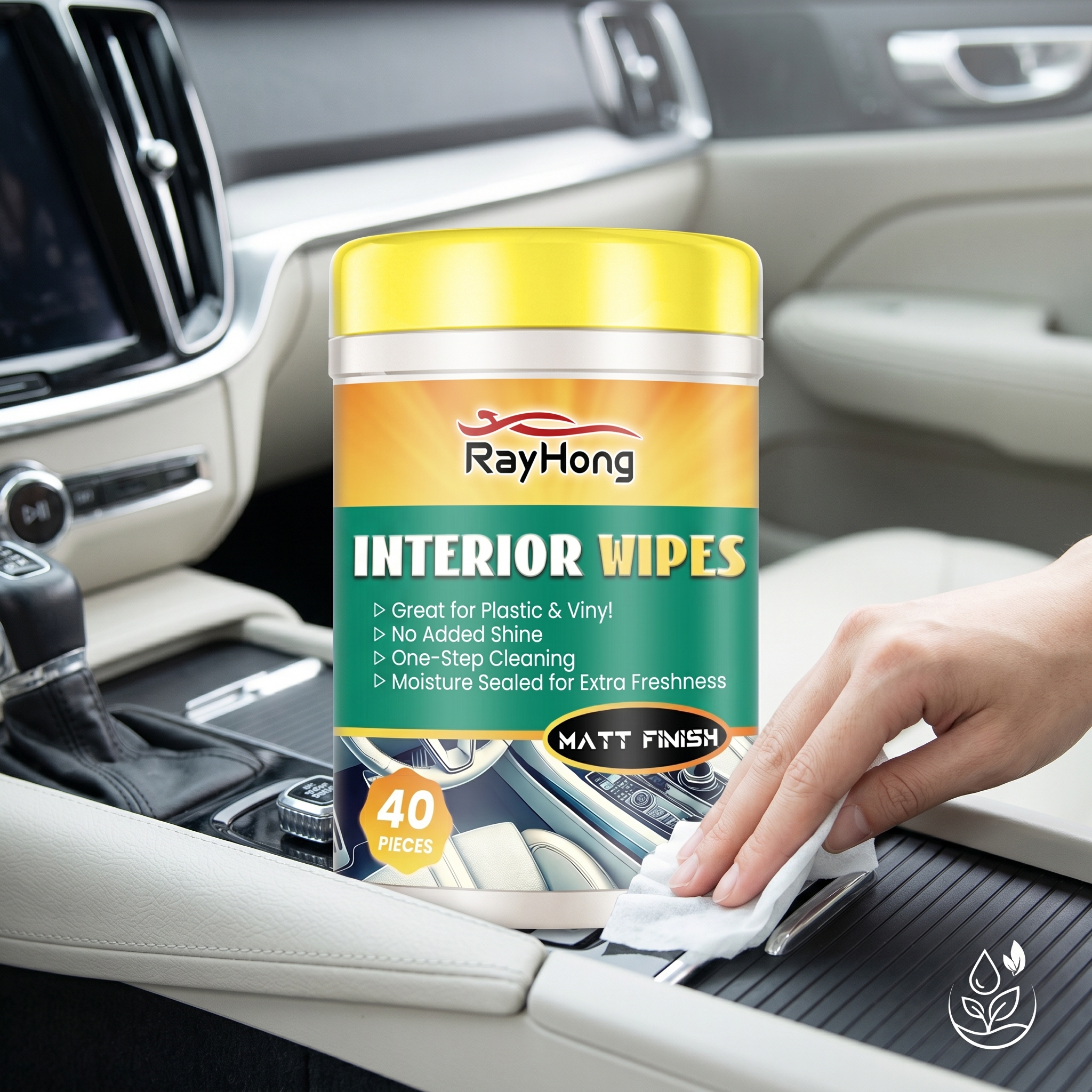 RAYHONG Car Interior Shine Wip – Leather Cleaner Interior recenzja i cena