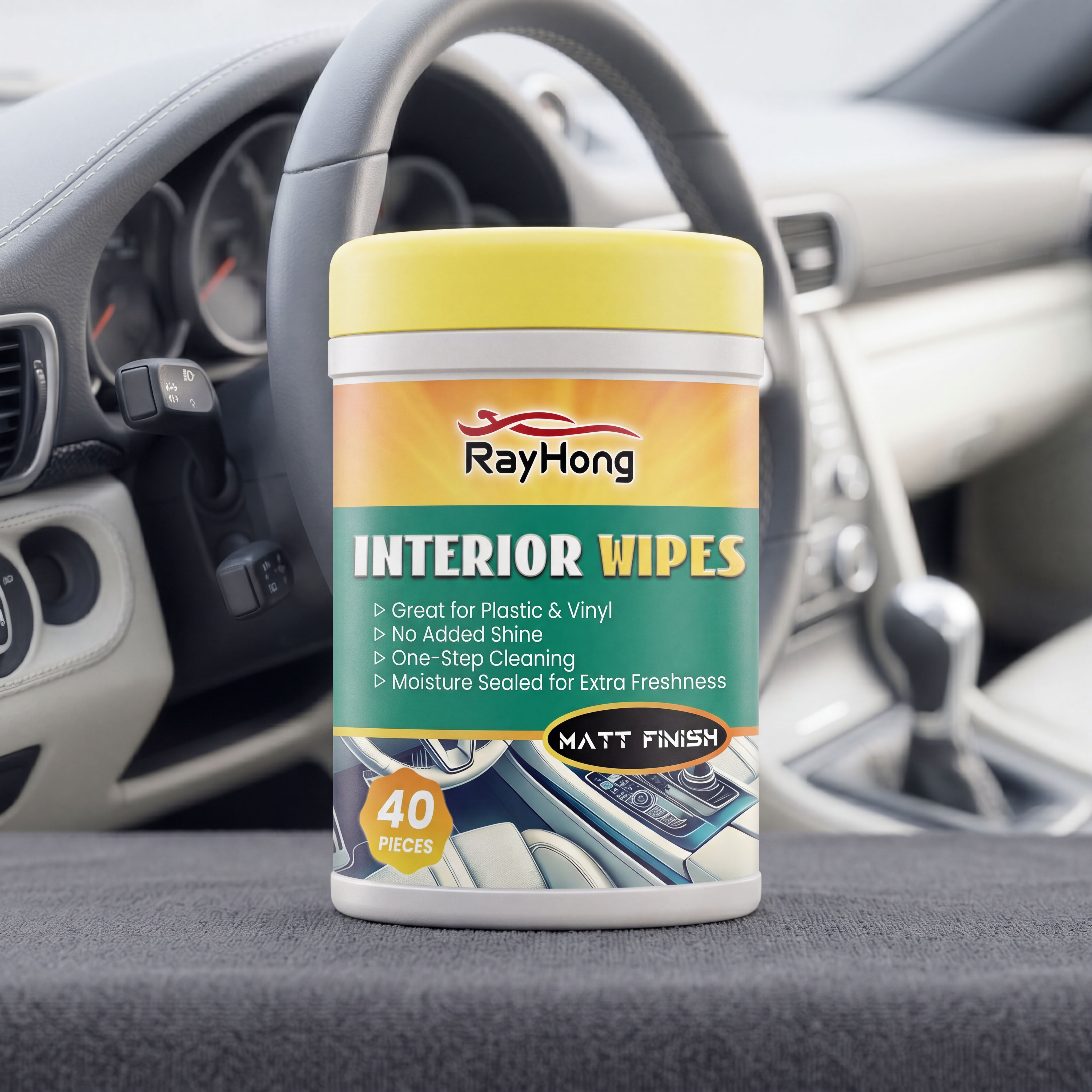 RAYHONG Car Interior Shine Wip – Leather Cleaner Interior recenzja i cena