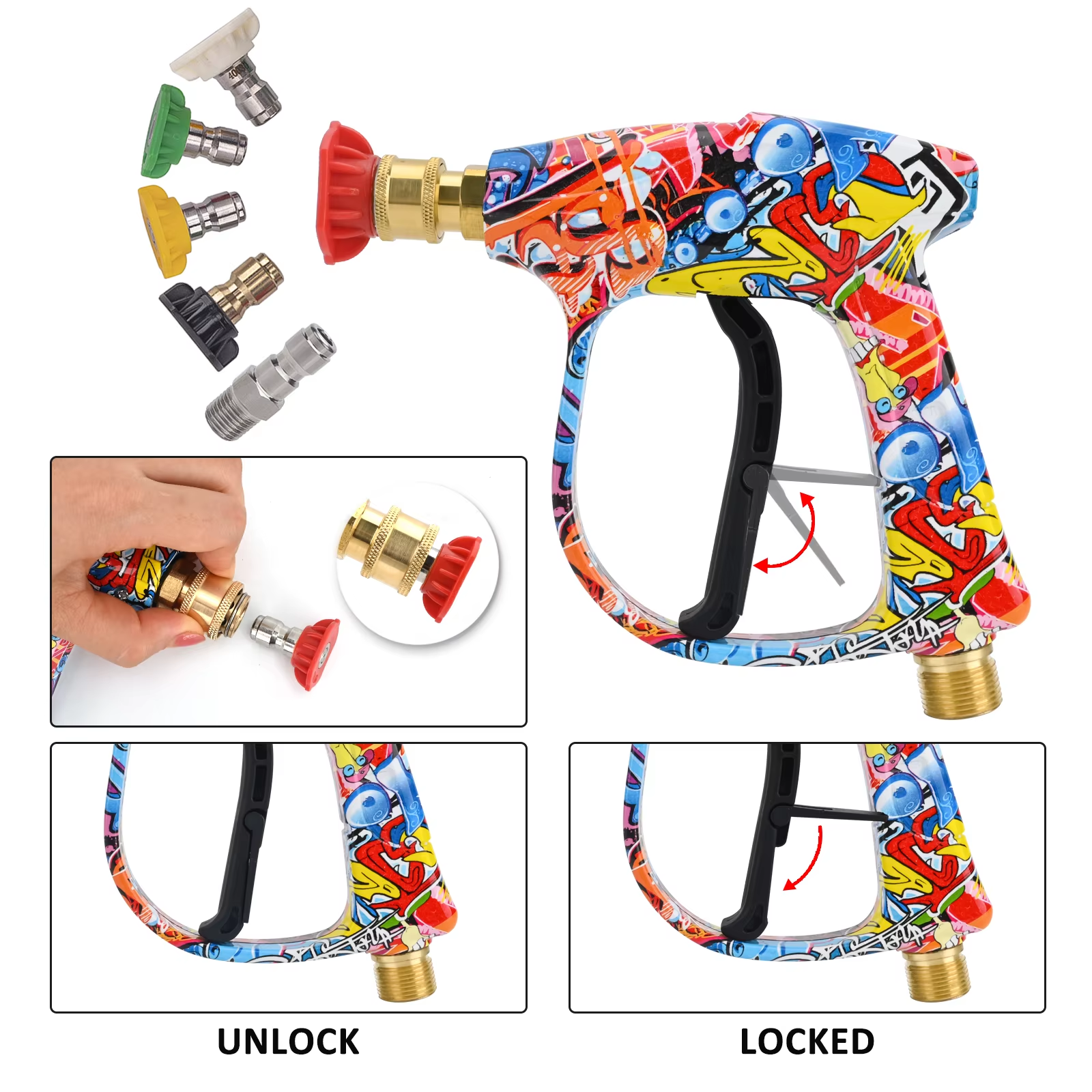 Pressure Washer Water Gun for  – Car Shampoo Ph recenzja i cena