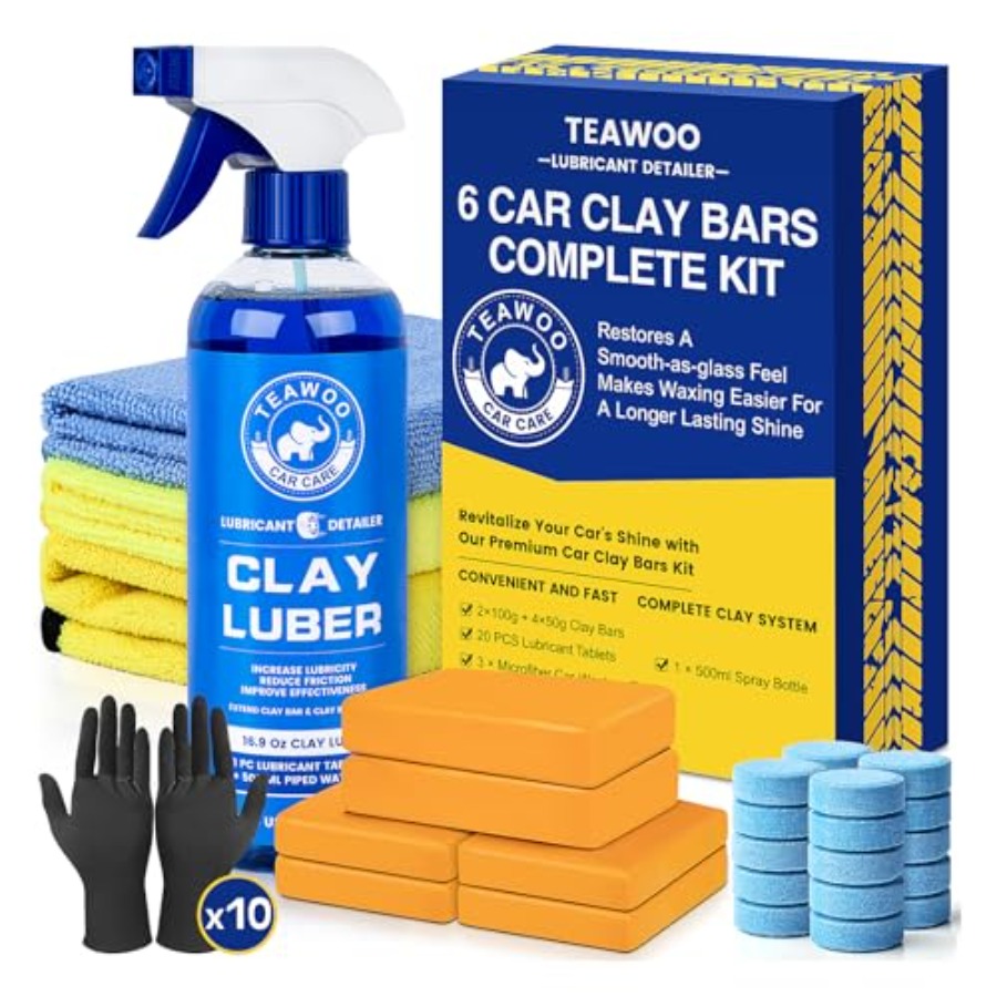 Clay Bars Kit, 6 Clay Bars and – Clay Bar Lubricant recenzja i cena