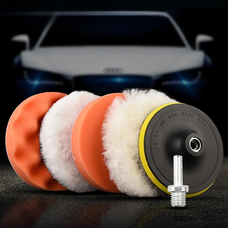 6pcs/set Car Polishing Sponge  – Polish Pad Set Buffer recenzja i cena