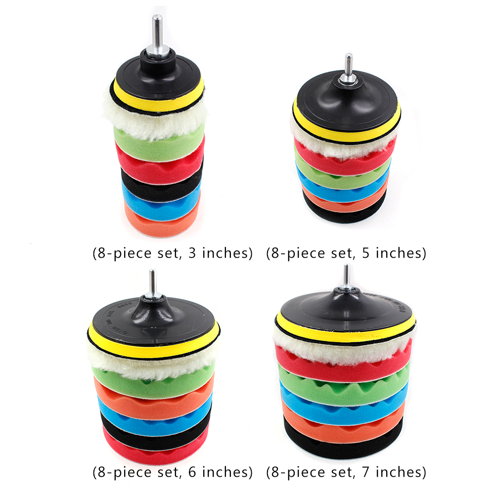 8Pcs/Set Polishing Pad Sponge  – Polish Pad Set Buffer recenzja i cena
