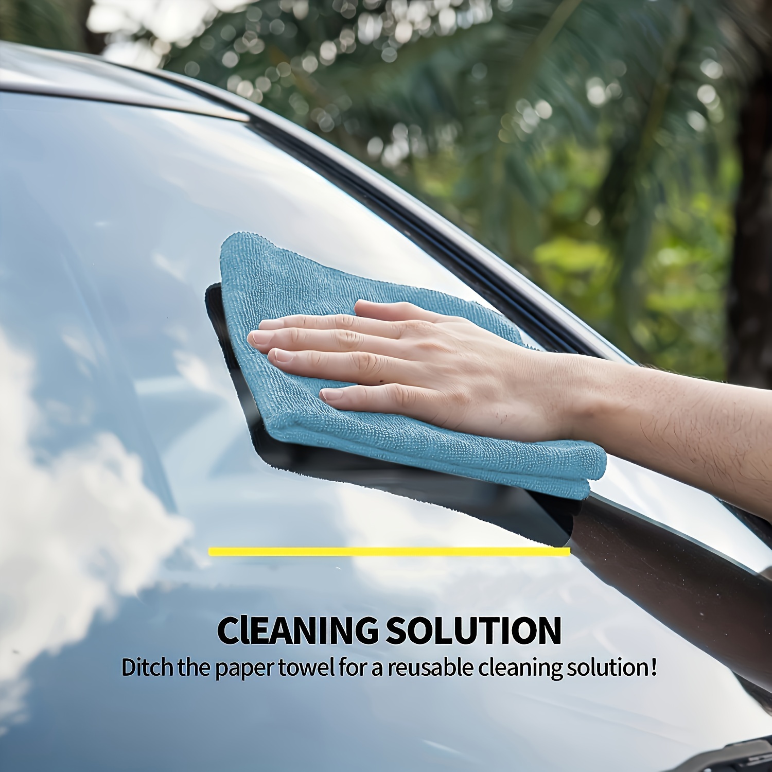 1-50pcs Light Blue Microfiber  – Microfiber Towel Detailing recenzja i cena