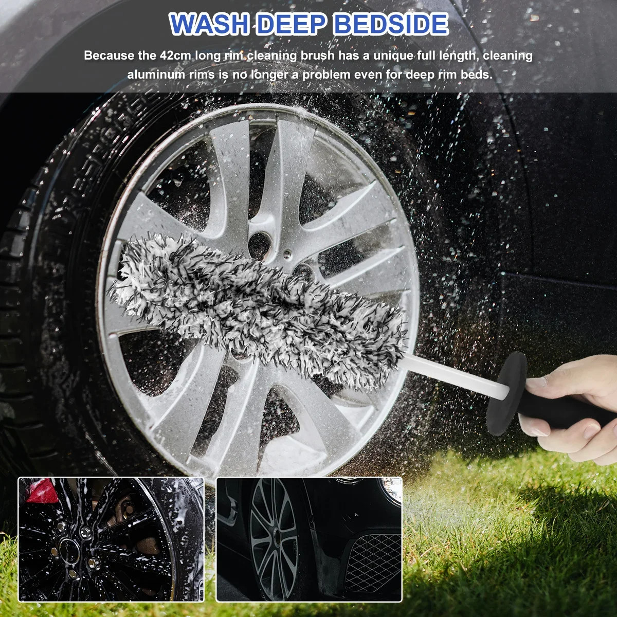 Car Alloy Wheel Cleaning Brush – Wheel Cleaner Alloy recenzja i cena
