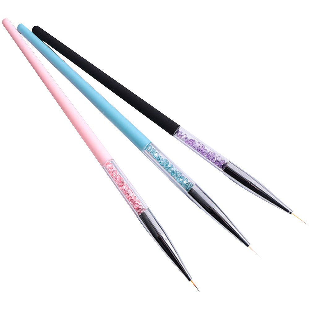 3Pcs Nail Art Pen Set Fine Tip – Detailing Brush Set recenzja i cena