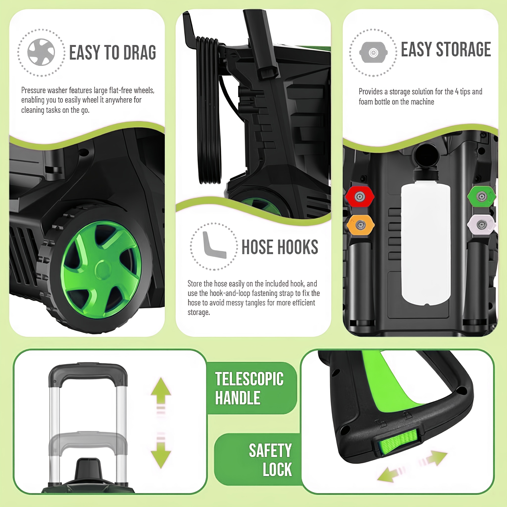 Electric Pressure Washer Power – Foam Cannon Car Wash recenzja i cena