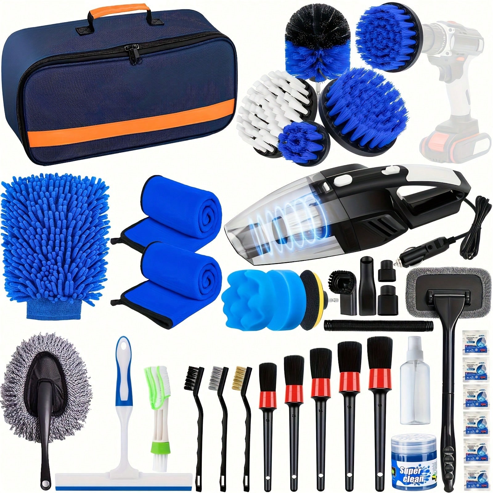 Car Detailing Brush Set, Car D – Interior Detailing Kit recenzja i cena