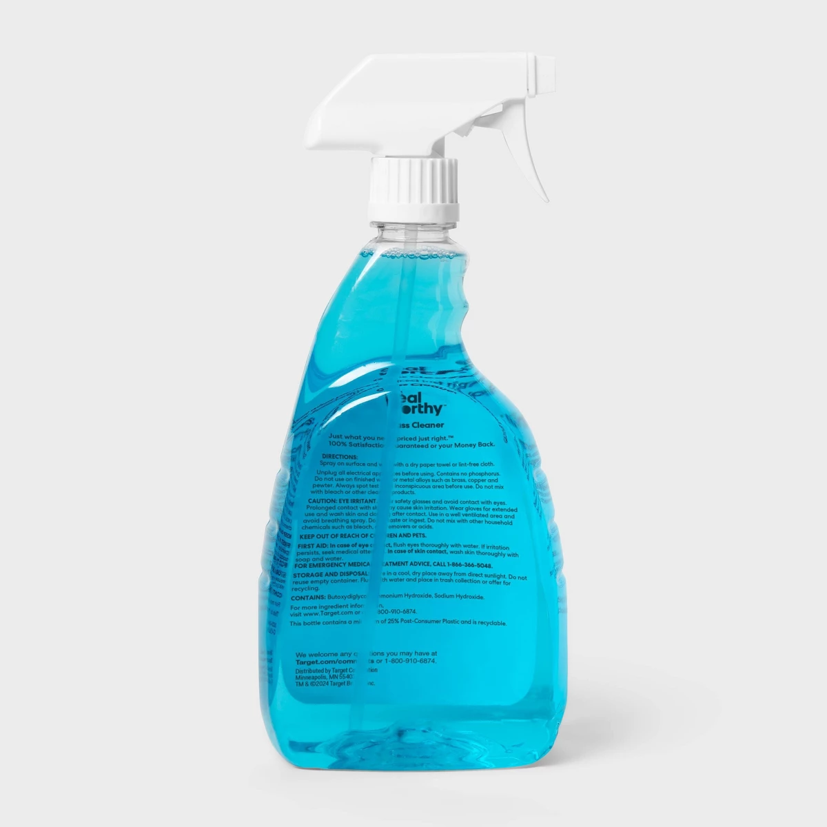 Glass Cleaner Spray Unscented  – Glass Cleaner Streak recenzja i cena