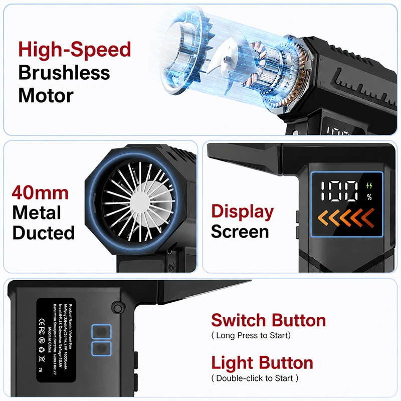 Super Powerful 2800000RPM Elec – Dryer Car Blower recenzja i cena