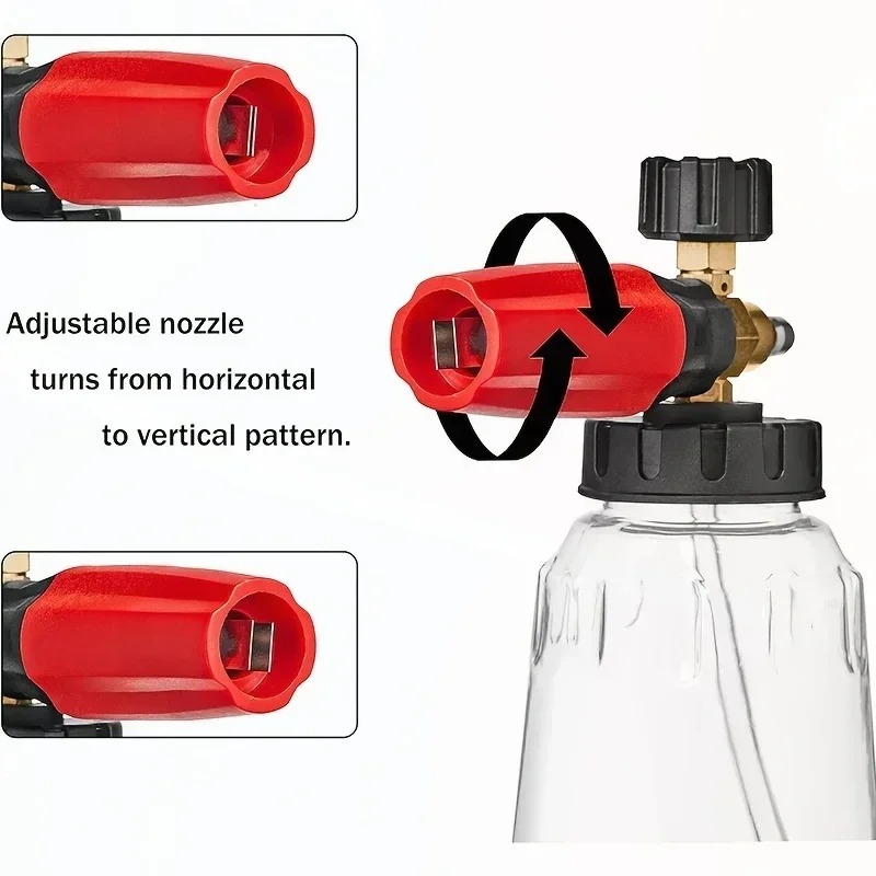 Adjustable Snow Foam Lance 1L  – Pressure Washer Foam Gun recenzja i cena