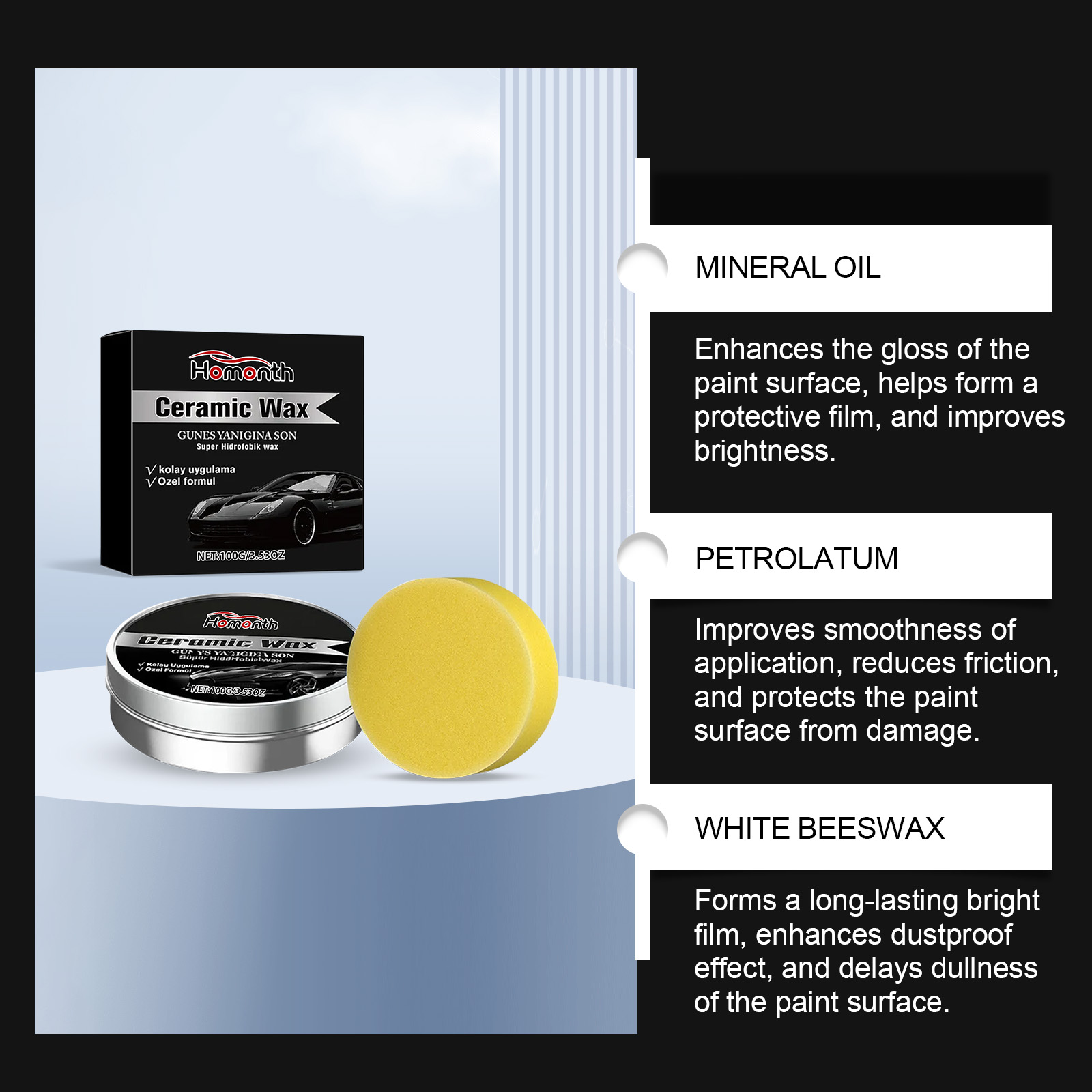 Car Coating Polishing Care Wax – Car Wax Ceramic Coating recenzja i cena