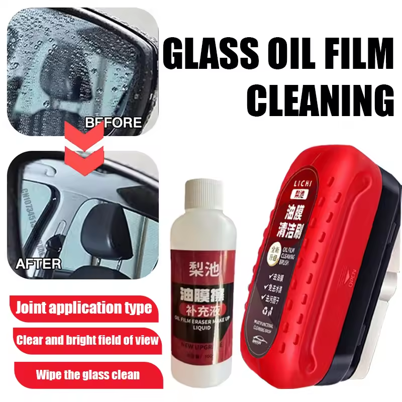 Car Glass Oil Film Remover Gla – Car Cleaning Brush recenzja i cena