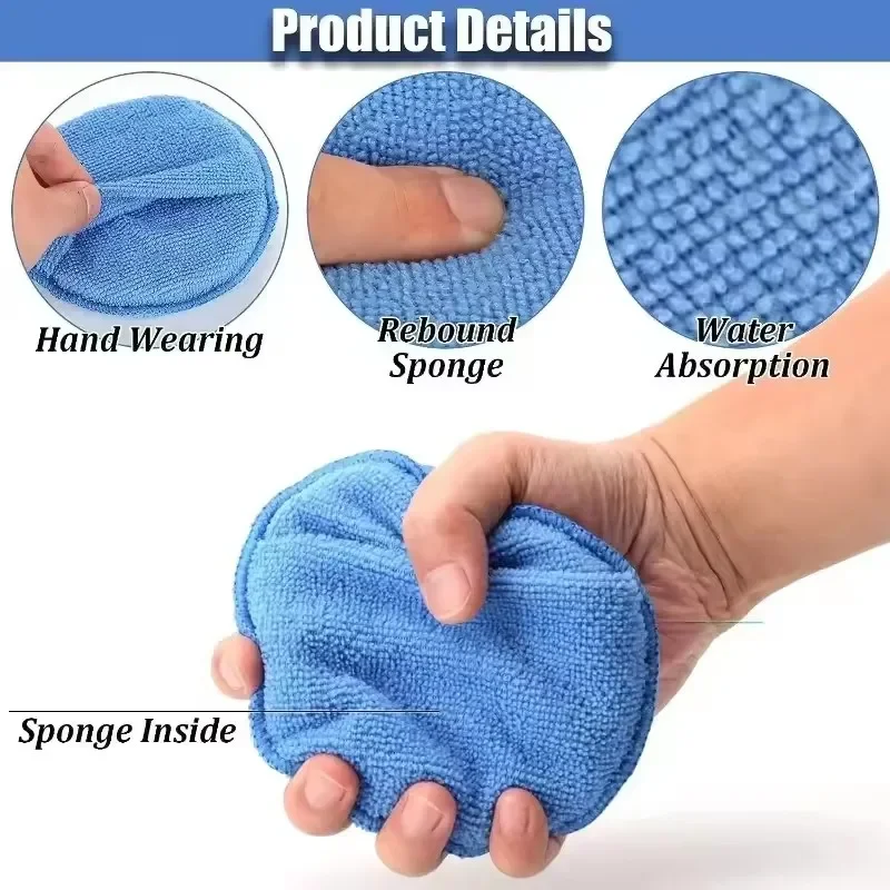 10/1Pcs 5-inches Microfiber Wa – Wax Applicator Pad recenzja i cena