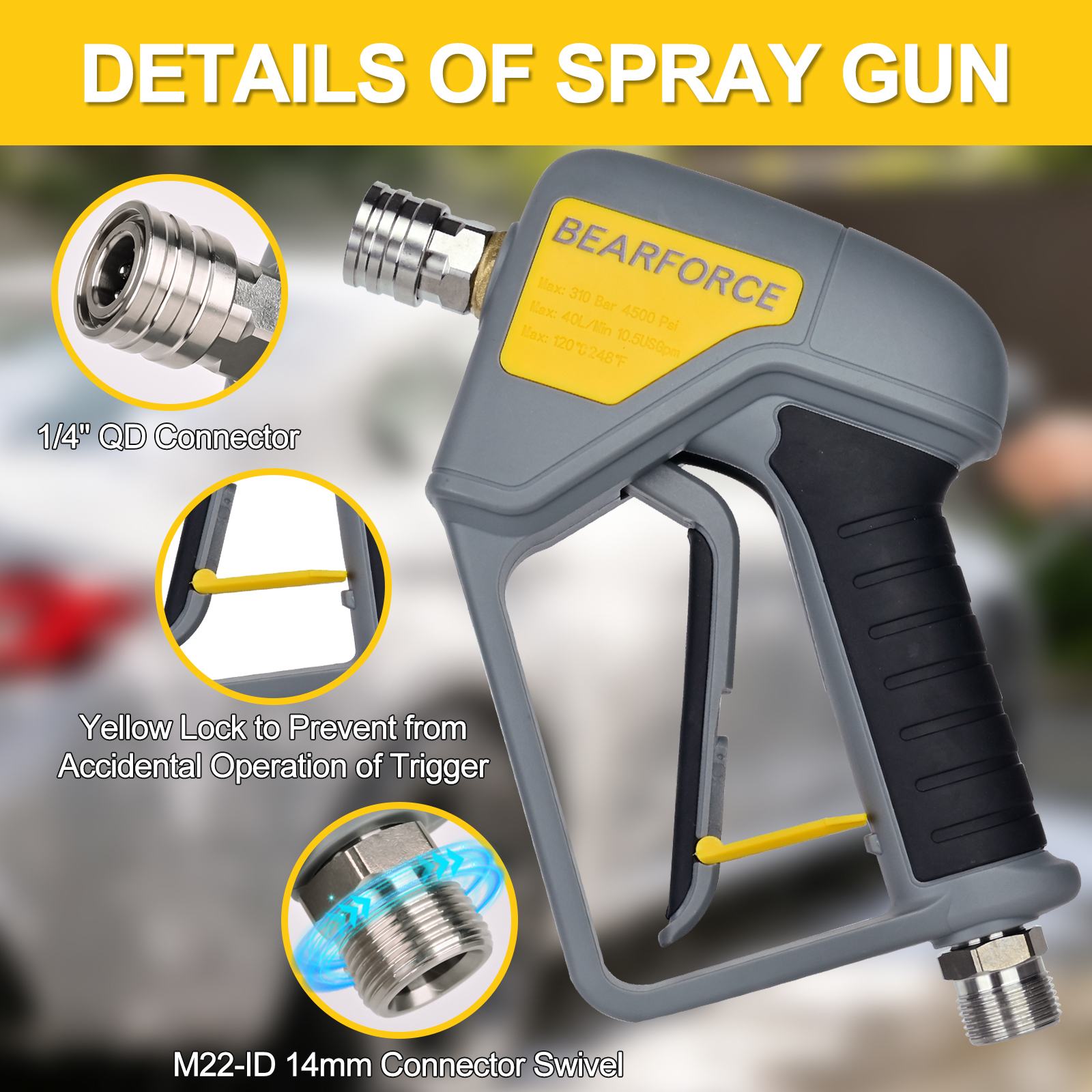 BEAR FORCE Pressure Washer Spr – Pressure Washer Foam Gun recenzja i cena