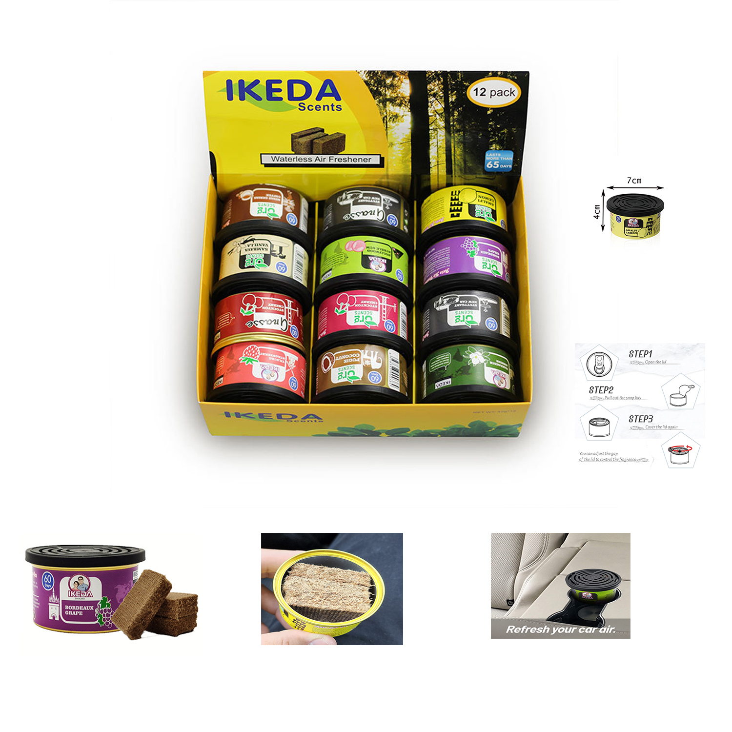 Car Air Fresheners:  Lemon Sce – Odor Eliminator Car recenzja i cena