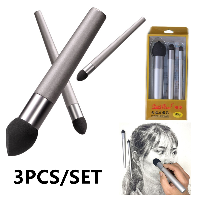 3Pcs Sketch Pen Brush Sponge W – Detailing Brush Set recenzja i cena