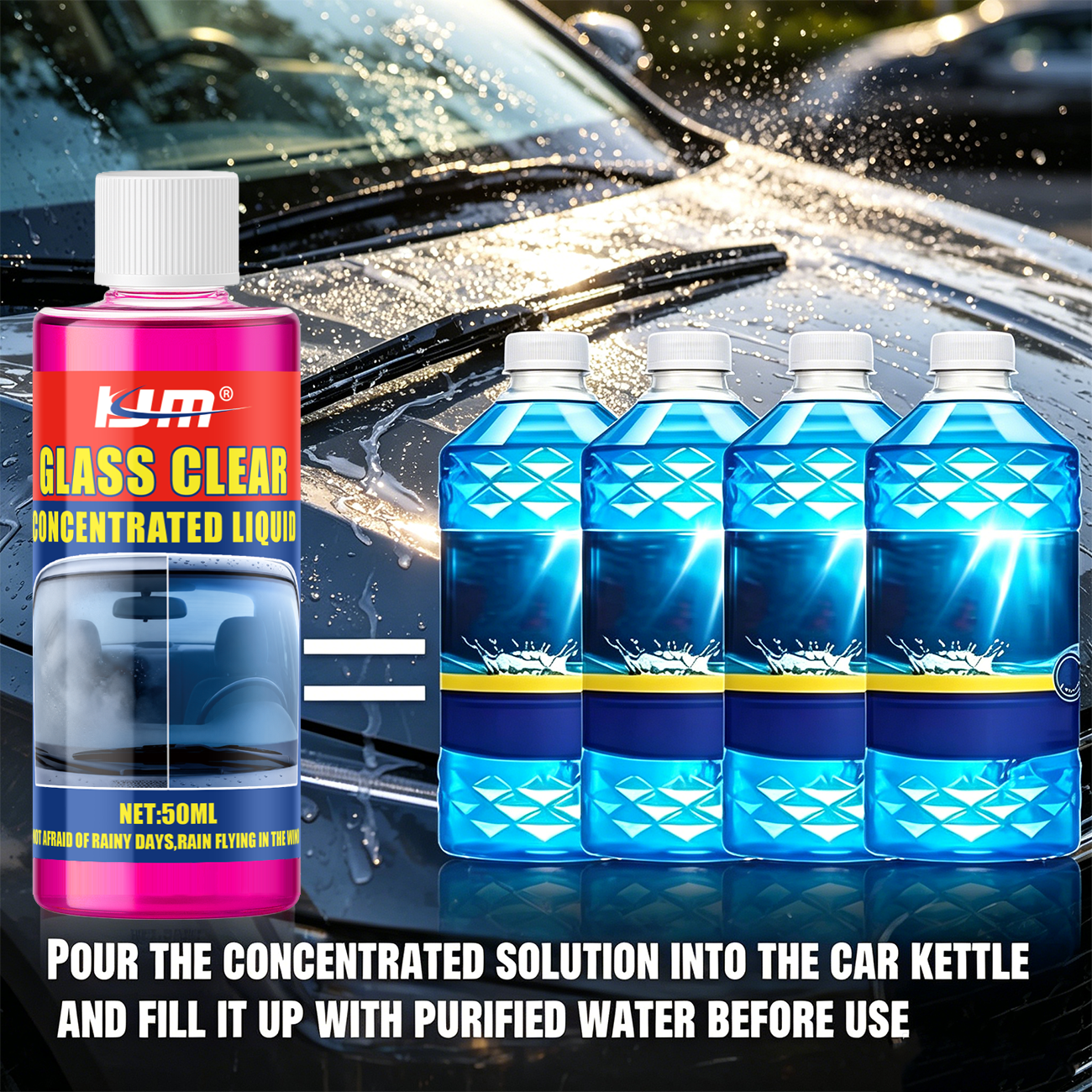 KJM Concentrated Car Glass Cle – Glass Cleaner Streak recenzja i cena